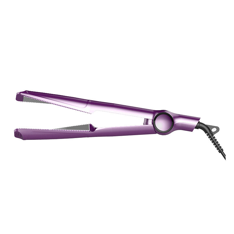 2-in-1 Professioneller Haarglätter & Crimper – Glättungs- und Lockenkamm für nasses und trockenes Haar