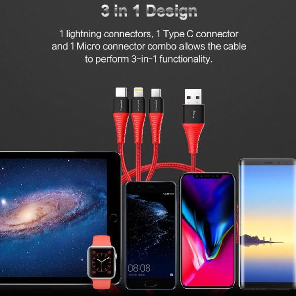 Kompatibel mit Apple, USB-Ladekabel