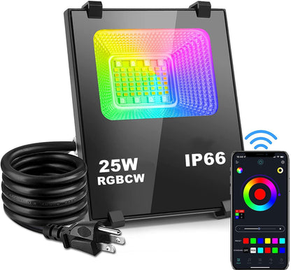 IP66 Wasserdichter Garten-Smart-Bluetooth-RGBW-Strahler