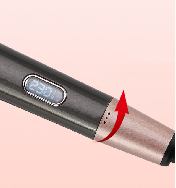 2-in-1 Professioneller Haarglätter & Crimper – Glättungs- und Lockenkamm für nasses und trockenes Haar