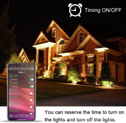 IP66 Wasserdichter Garten-Smart-Bluetooth-RGBW-Strahler