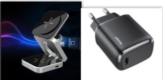 3-in-1 Faltbare Kabellose Ladestation – Magnetisches Wireless Charging für mehrere Geräte