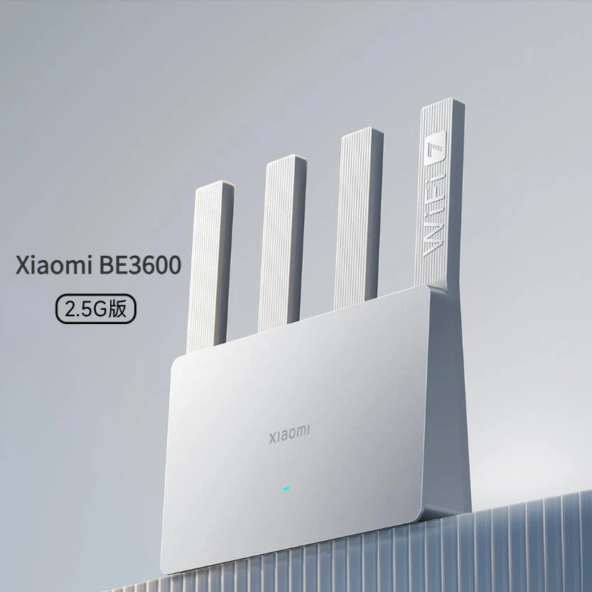 Xiaomi Router BE3600 – WiFi 7 Dualband, Qualcomm Quad-Core, Gaming-Beschleunigung, 3570Mbps, Dual-WAN/LAN, Mesh-Netzwerk, Repeater, VPN