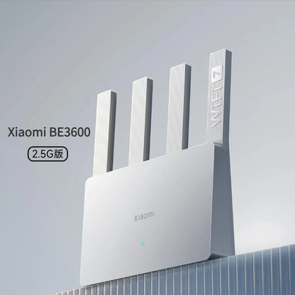 Xiaomi Router BE3600 – WiFi 7 Dualband, Qualcomm Quad-Core, Gaming-Beschleunigung, 3570Mbps, Dual-WAN/LAN, Mesh-Netzwerk, Repeater, VPN