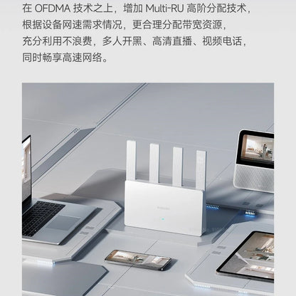Xiaomi Router BE3600 – WiFi 7 Dualband, Qualcomm Quad-Core, Gaming-Beschleunigung, 3570Mbps, Dual-WAN/LAN, Mesh-Netzwerk, Repeater, VPN