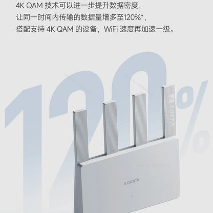 Xiaomi Router BE3600 – WiFi 7 Dualband, Qualcomm Quad-Core, Gaming-Beschleunigung, 3570Mbps, Dual-WAN/LAN, Mesh-Netzwerk, Repeater, VPN