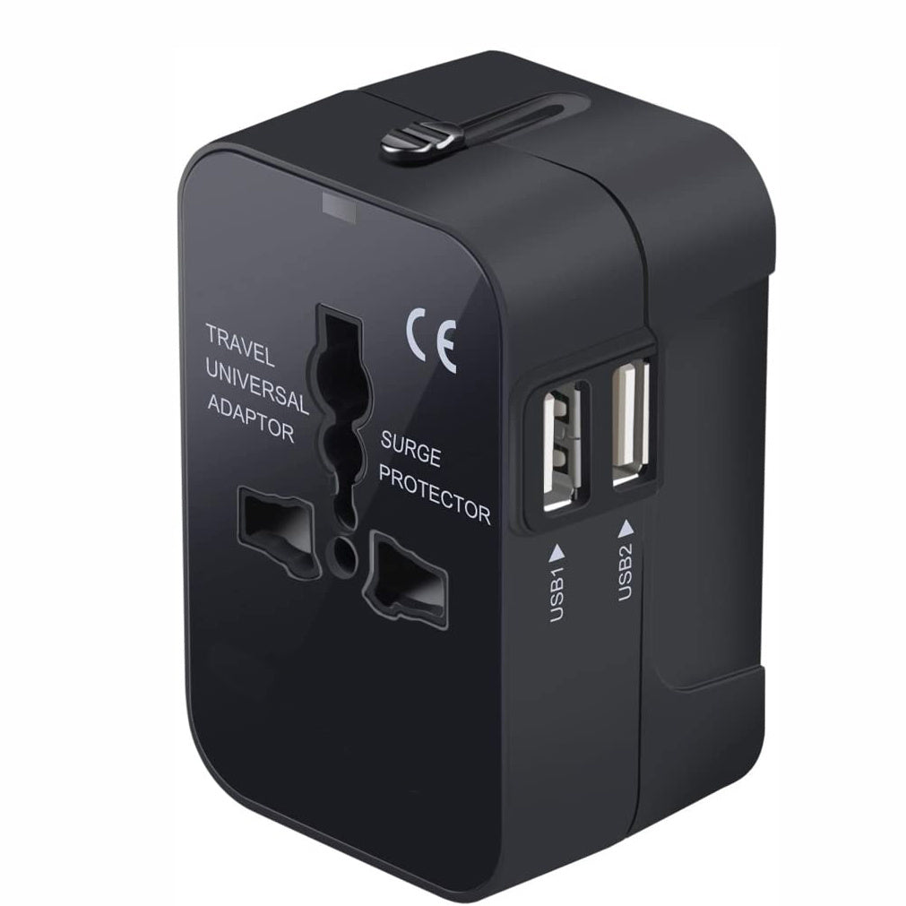 Reiseadapter – Weltweit einsetzbarer All-in-One Universal-Reiseadapter, Wandladegerät, AC-Steckdosenadapter