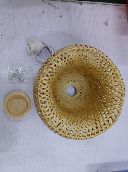 Bambus Geflochtene Schlichte Japanische Kreative Ländliche Hängelampe